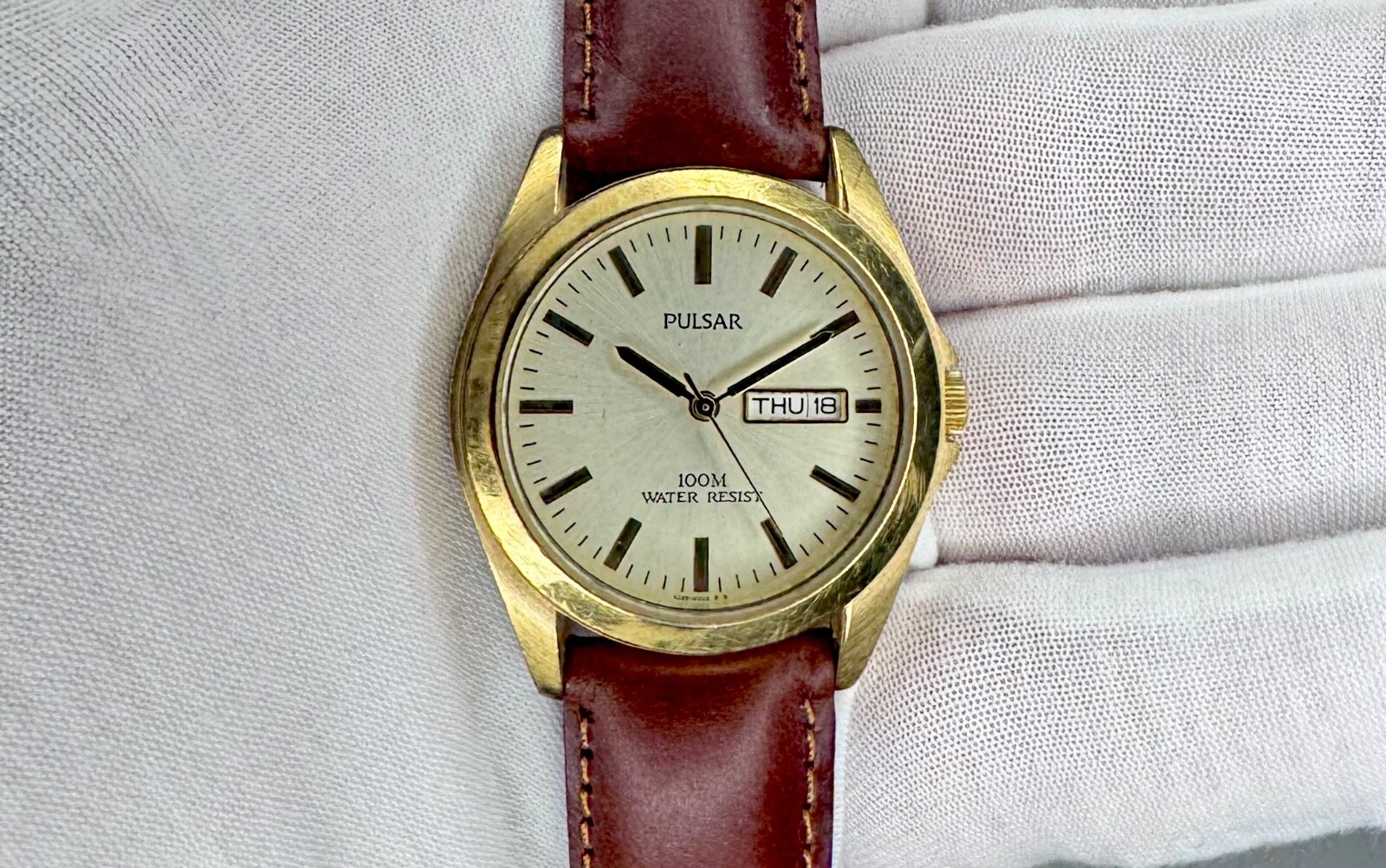 Pulsar by Seiko VJ33-X003 Mens Analog Day/Date Watch Eddie
