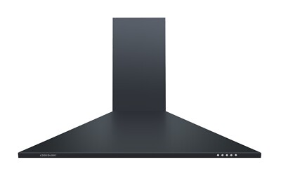 Cookology Cooker Hood 90cm Chimney Kitchen Extractor Fan - Black CH900BK/A