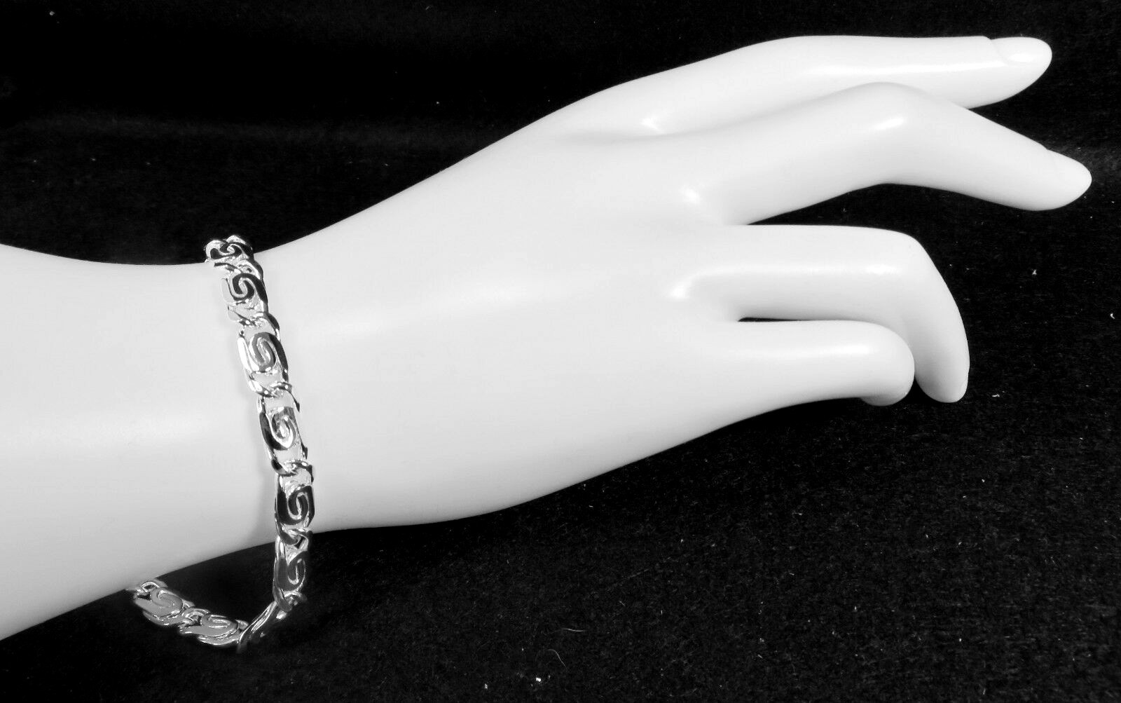 ★SENTIMENTS★ NO.598 [SILVER] WAVE TWO HOLD BALL BRACELET B25 Bracelet Wave Pattern Triangular 925 Sterling Silver | eBay