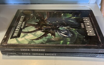 Lot Of 2 Warhammer 40,000 Hardcover Books CODEX BRAND NEW FACTORY SEALED
