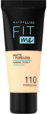 Maybelline Fit Me Matte & Poreless Foundation 30ML ** CHOOSE YOUR SHADE **