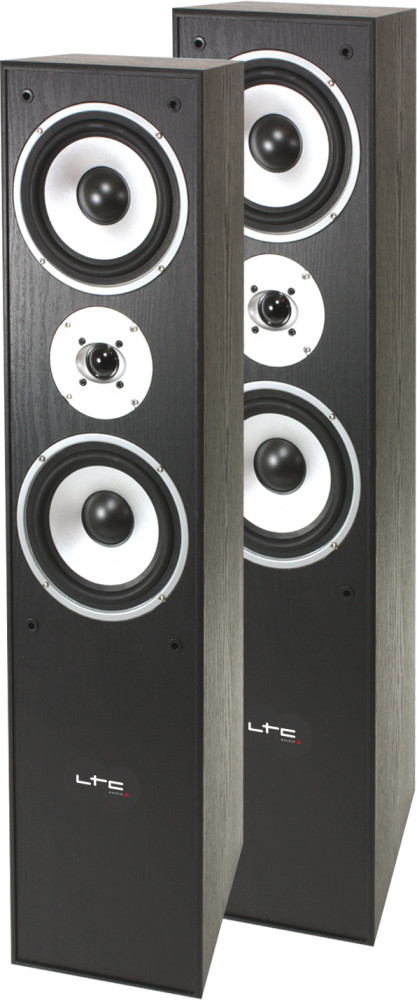 LTC L766-BL 3-WEGE HIFI LAUTSPRECHER BOXEN 350W SCHWARZ PARTY BAR BISTRO CAFE DJ
