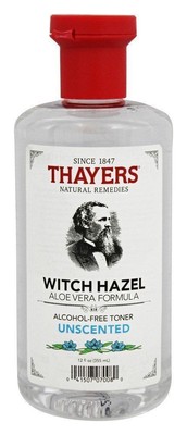 Thayers Witch Hazel Alcohol-Free Toner UNSCENTED Aloe Vera Formula - 12 oz