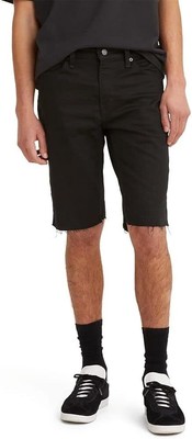 

Мужские облегающие джинсовые шорты Levis 511 с вырезами, Black 3d washed, Shorts