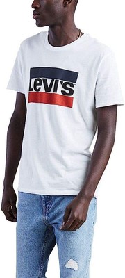

Мужская футболка с логотипом Levis Graphic Sportswear, Sportswear logo blue dress blues, T-Shirt