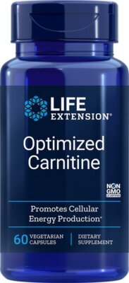 Life Extension Оптимизированный карнитин 60 растительных капсул