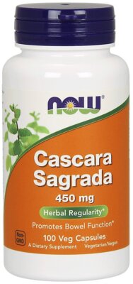 Now Foods Cascara Sagrada 450 мг 100 капсул