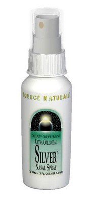 Source Naturals, Inc. Ультраколлоидный серебряный назальный спрей (помпа), спрей на 1 унцию