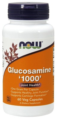 Now Foods Глюкозамин HCL 1000 мг 60 капсул