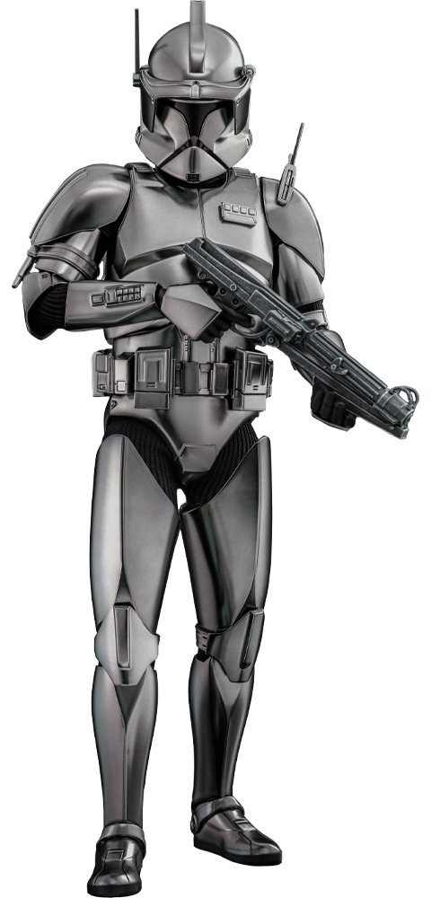 未開封 SIDESHOW StarWars Commander Cody Star Wars Commander Cody Chrome Version 1/6 Hot Toys