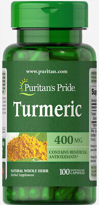 Куркума Puritans Pride 400 мг - 100 капсул
