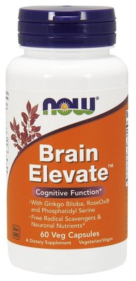 Now Foods Brain Elevate 60 вегетарианских капсул