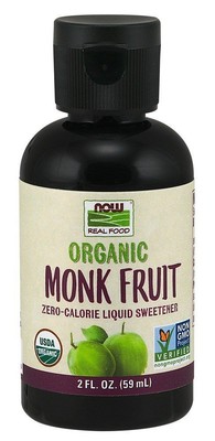 Now Foods Organic Monk Fruit 2 жидких унции жидкости