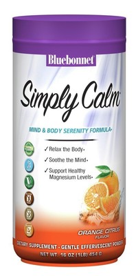 Bluebonnet Simply Calm Powder Оранжевый 1 фунт порошка