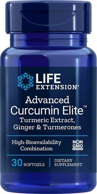 Life Extension Advanced Curcumin Elite Экстракт куркумы, имбирь и турмероны 30