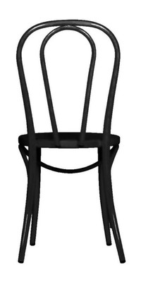 Side Chair in Black Finish - Set of 2 [ID 3289753]