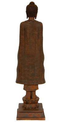 Standing Semui Patina Buddha Statue [ID 3295011]