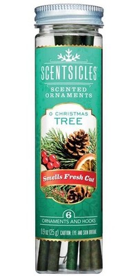 SCENTSICLES Profumato Albero di Natale Ornamenti, Oh - SCENTSICLES
