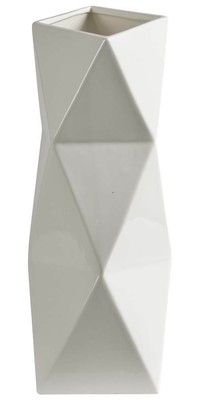 Melville Decorative Vase in White Glossy Finish [ID 3772889]