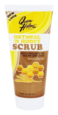 QUEEN HELENE Natural Facial Scrub, Oatmeal 'n Honey 6 oz