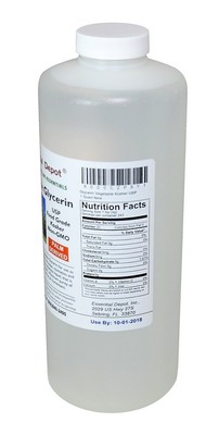 Glycerin Vegetable - 1 Quart 43 oz. - Non GMO - Sustainable Palm Based - USP ...