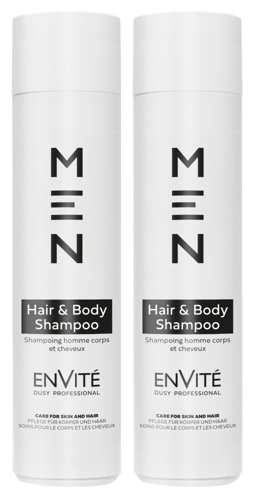Dusy Envite Men Hair&Body Shampoo 250ml Männer Shampoo für Haut & Haar 2 Stück