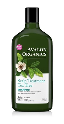 Avalon Organics Scalp Treatment Шампунь с чайным деревом, 11 унций жидкости