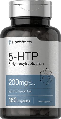 5-HTP 200 мг | 180 капсул | Добавка 5HTP для увеличения силы | по Хорбаху