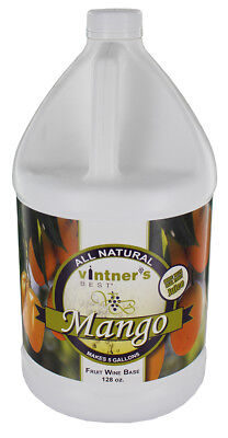 Vintners Best Fruit Wine Base Mango for Home Wine Making 128 oz. Jug