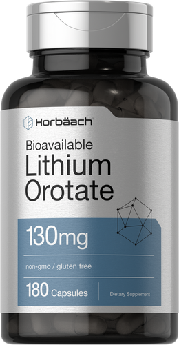 Лития оротат 130 мг | 180 капсул | 5 мг элементарного лития | по Хорбаху