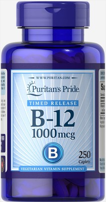 Puritan's Pride Vitamin B-12 1000 mcg Timed Release - 250...