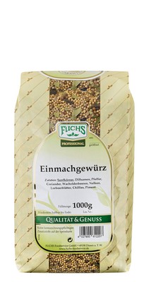 Fuchs Professional  Einmachgewürz Gewürzmischungen 1000g 4027900612207
