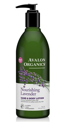 Питательный лосьон для рук и тела Avalon Organics с лавандой, 12 унций