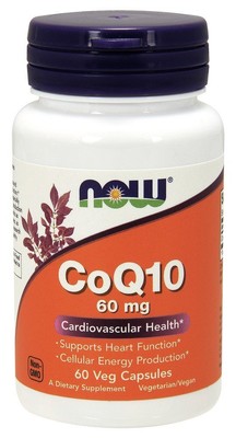 Now Foods CoQ10 60 мг 60 растительных капсул