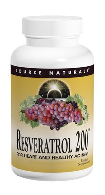 Source Naturals, Inc. Ресвератрол 200 мг 120 растительных капсул