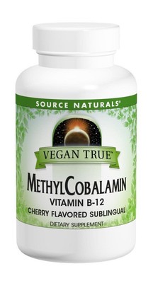 Source Naturals, Inc. Веганский настоящий метилкобаламин, 1 мг, 60 таблеток