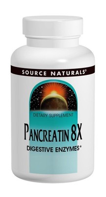Source Naturals, Inc. Панкреатин 8X 100 капсул