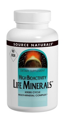 Source Naturals, Inc. Life Minerals Без железа, 120 таблеток