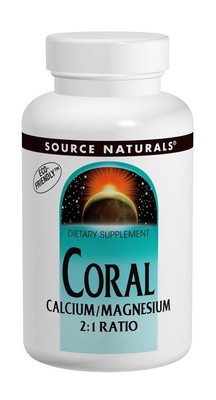 Source Naturals, Inc. Коралловый кальций с магнием в капсулах 180 капсул