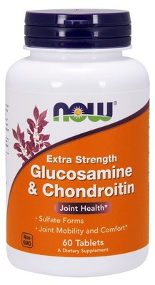 Now Foods Глюкозамин и хондроитин повышенной прочности, 60 таблеток