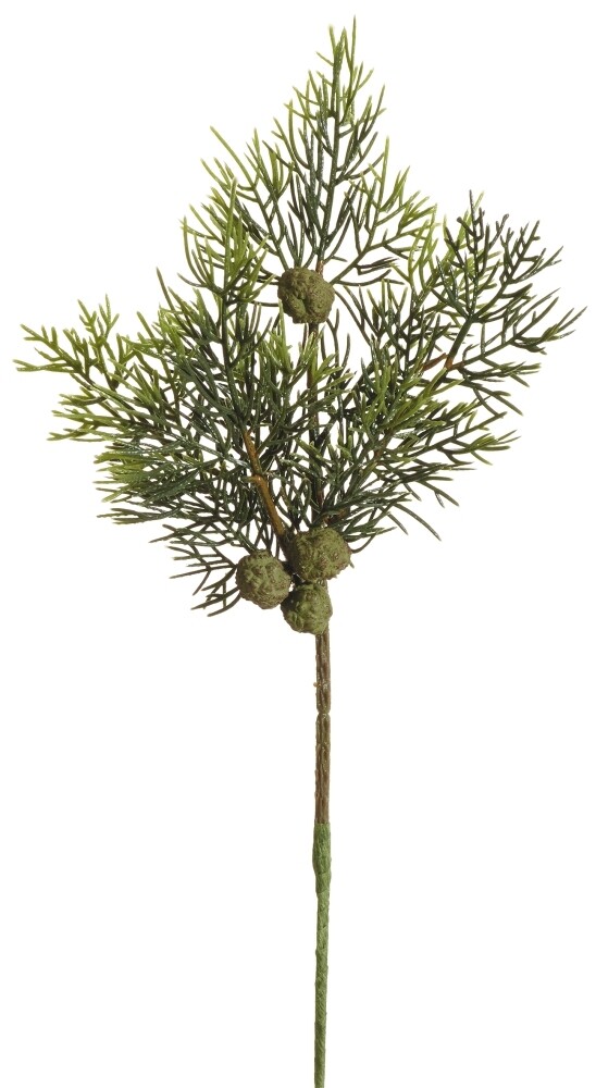 knstlicher Lebensbaum Thuja Zeige Kunstzweig 25cm Beiwerk Winterdeko  Dekoast | eBay.de