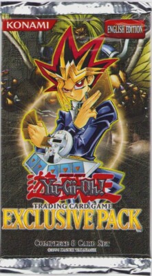 YUGIOH TOURNAMENT EXCLUSIVE BOOSTER PACK (ALL 8 CARDS) FACTORY SEALED SET 1996
