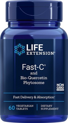 Life Extension Fast-C и фитосома био-кверцетина, 60 таблеток