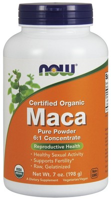 Органическая мака Now Foods, порошок 7 унций