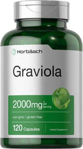 Капсулы Graviola 2000 мг | 120 грамм | Без ГМО и глютена | от Horbaach