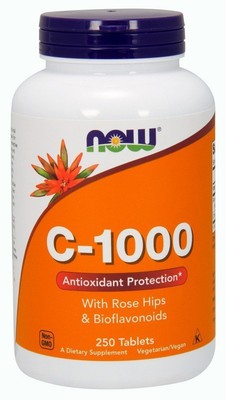 Now Foods C-1000 с шиповником 250 таблеток