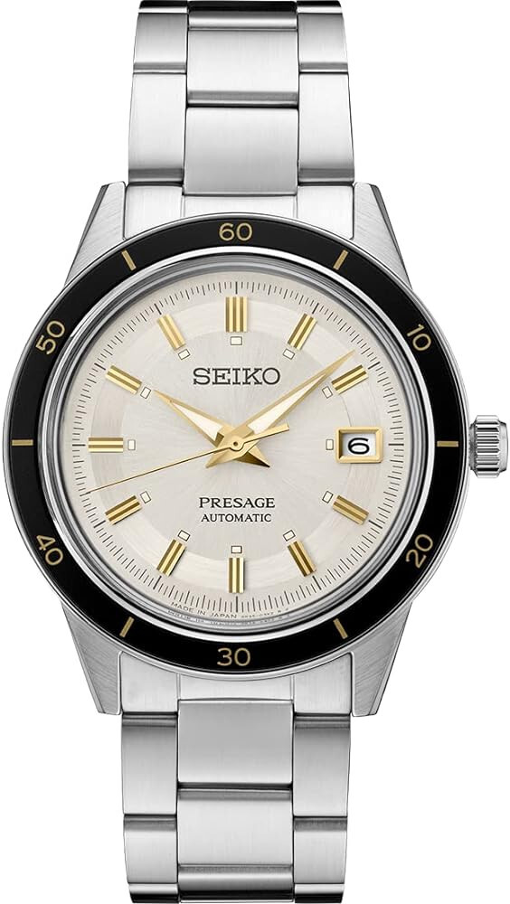 Pre-owned Seiko Presage Stainless Steel Men's Watch Srpg03