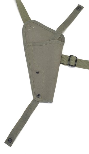 M3 Canvas Shoulder Holster for US WW1 WW2 M1917 Revolver-img-6