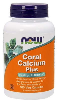 Now Foods Coral Calcium Plus Магний и витамин D 100 VegCap
