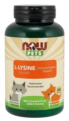Now Foods NOW Pets L-Lysine Pure Powder 8 унций порошка